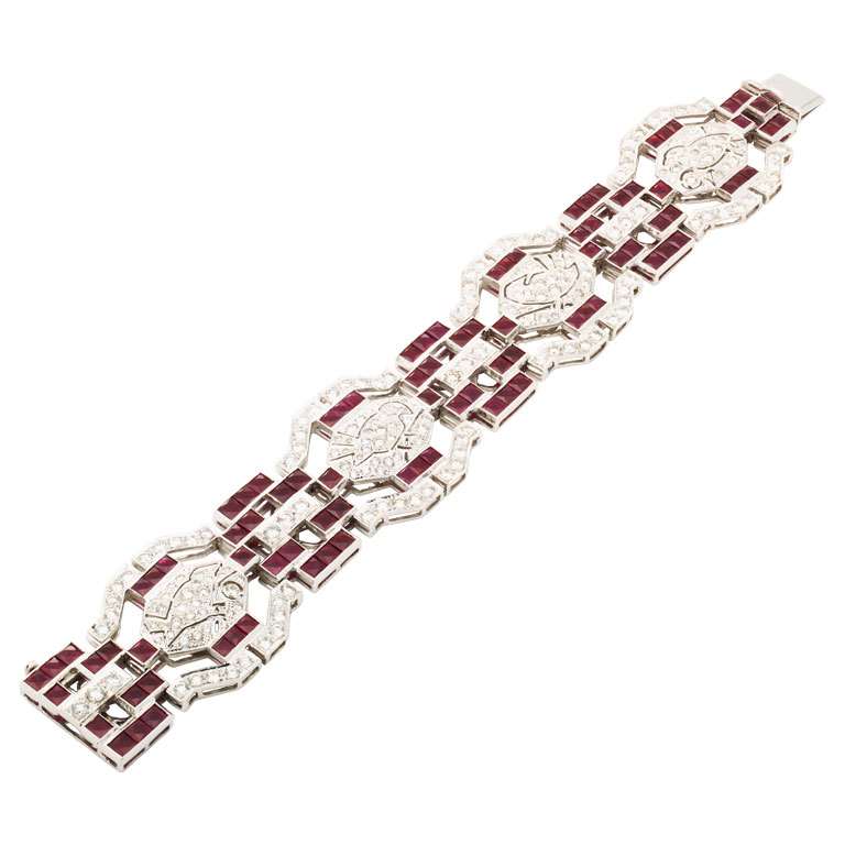 Ruby and Diamond Bracelet